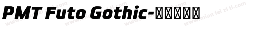 PMT Futo Gothic字体转换